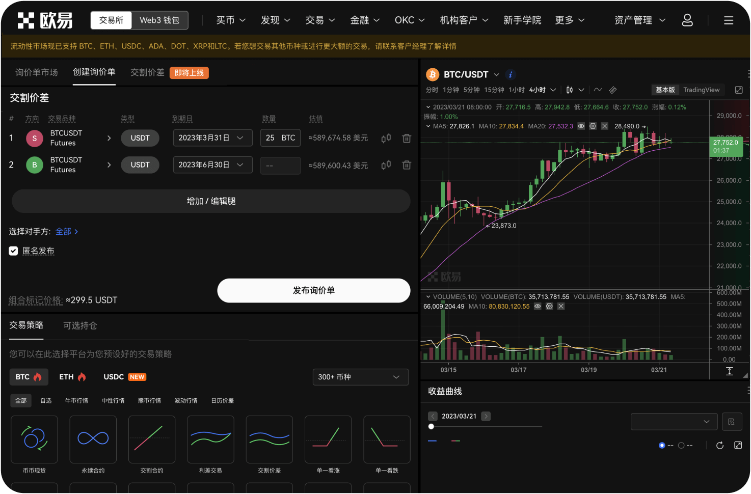 欧易OKX的“合约交易”有哪几种类型